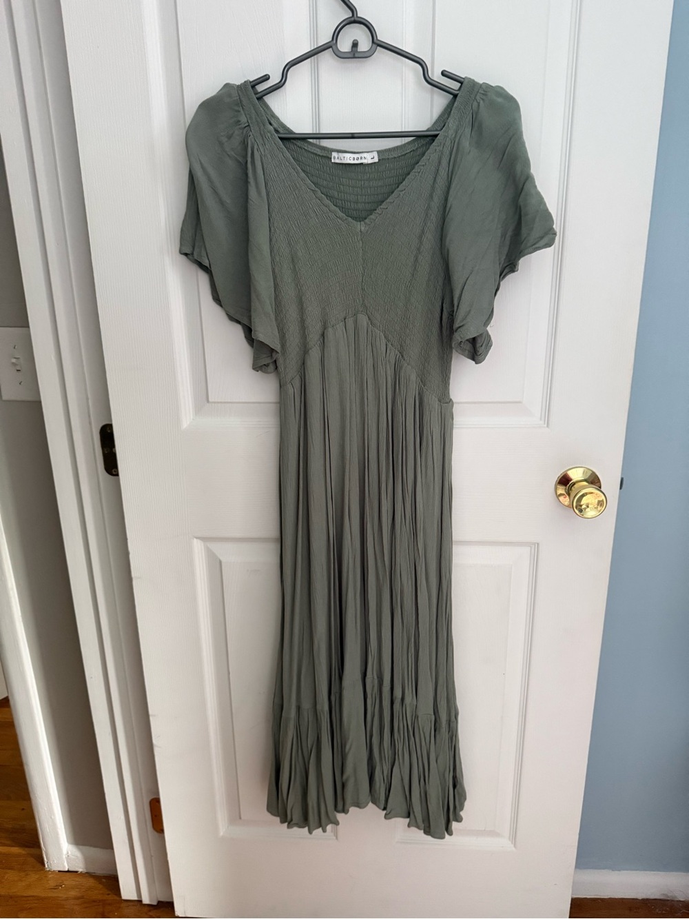 Baltic Born Felicity Smocked Dress | Sage